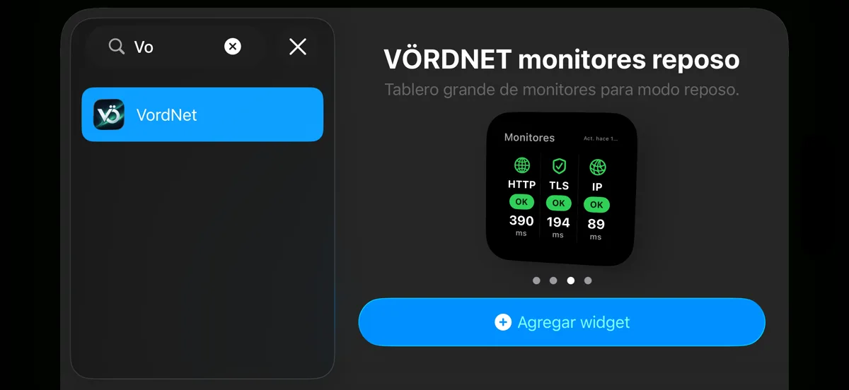 Modo reposo — VÖRDNET